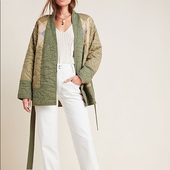 Anthropologie Jackets & Blazers - Anthropologie Quilted Kimono Jacket